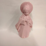 Jésus Communiant Faience De Desvres Hauteur 15,5 cm Rose Pale Religieux