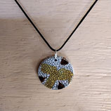 Collier numéro 26  en Faience De Desvres piece unique