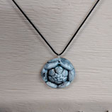 Collier numéro 29  en Faience De Desvres piece unique