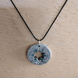 Collier numéro 13 en Faience De Desvres piece unique