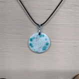 Collier numéro 5 en Faience De Desvres piece unique