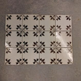12 Anciens Carreaux Carrelages Faience De Desvres 11cm Marron Fourmaintraux Delassus