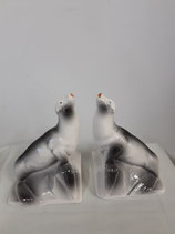 Les Deux Serres Livres Phoques Faience de Desvres