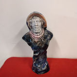 Boulonnais Faience De Desvres Hauteur 24cm