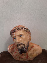 .Jésus Christ Faience de Desvres Hauteur 25 cm Longueur 24 cm