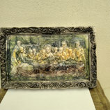 Petite Fresque la cene de léonard De Vinci Hauteur 22cm Longueur 34cm