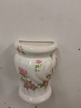 Pot à  Toilette Faience  De Desvres Décor Roses Hauteur 23 cm