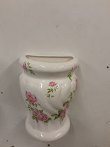 Pot à  Toilette Faience  De Desvres Décor Roses Hauteur 23 cm