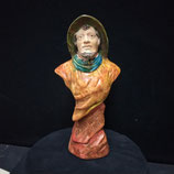 Boulonnais Faience De Desvres Hauteur 26cm L 7cm Déco