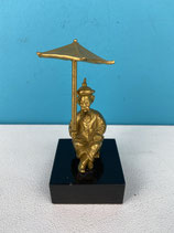 MANDARIN CHINOIS - STATUETTE EN BRONZE