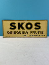 SKOS QUINQUINA PLAQUE EN TOLE