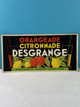 DESGRANGES CHAPUIS ORANGEADE CITRONNADE - CARTON PUBLICITAIRE 3
