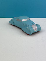 CELLULOID VOITURE BLEUE CLAIRE STYLE PEUGEOT 302/402