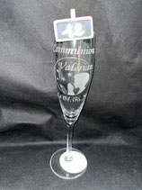 flute champagne souvenir communion