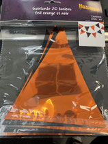 Guirlande orange et noir