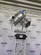 360 Grad Drehmotor mit 2 LED Scheinwerfer RGBW 18x12 Watt