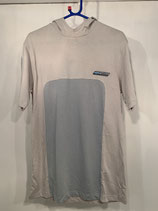 REEBOK Ice Grey Hooded T-Shirt