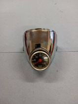 Chrom Eierlampe mit VDO Tacho