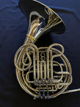 B/F Doppelhorn - "Meister Hans Hoyer" - Model 6801 - komplett aus Neusilber
