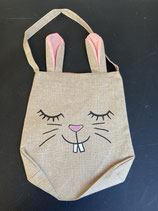 Jutetasche Osterhase