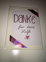 Danke Hilfe rosa