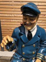 RIHFSC6 Kapitän Figur lebensgroß Maritime Figur