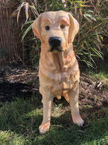 10180 Golden Retriver Hund Figur lebensgroß