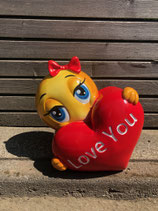 RIBEL252003 Smiley Emoji Figur love you