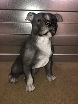 213042 Stefford Terrier Hund Figur grau