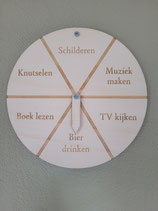 Grappig dagbestedingsbord