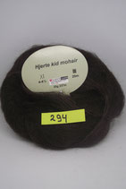 Hjerte Kid Mohair col.294 donker bruin