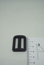 Plastic gesp zwart 2.5 cm