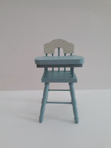Vintage Pale Blue Nursery High Chair