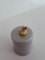 Tiny Yellow Ceramic Duck