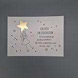 Postkarte Glücksstern