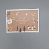Postkarte Weihnachtszeit