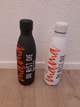 Trinkflasche für kalte Getränke, nicht isolierend, Mama