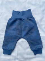 Pumphose Jeanssweat Blau