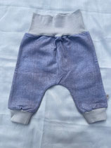 Pumphose Jeanssweat Hellgrau