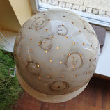 Leuchtkugel, Zarte Blütendolden, D= 26 cm, Unikat, Handarbeit, frostsicher