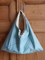 Sac Origami Camelot turquoise/jaune