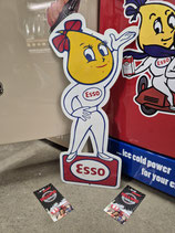 Esso Emaille Schild Tropfen Frau Schild Dekoration Halle Nostaglie Emaillie