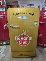 Havana Club Bosch KSL Retro-Kühlschrank in Perfektion Gold Metallic