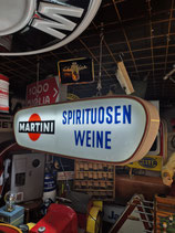 Martini Leuchtreklame Deko Werbung Oldtimer Rockabilly Auto Halle Garage