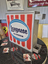 Langnese Leuchtreklame Werbung Sommer Nostalgie Eis Reklame Deko