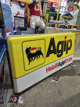 Agip Leuchtreklame Tankstelle Licht Dekoration Rennsport Auto Halle Garage