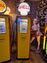 Salzkotten Tanksäule Shell Zapfsäule Tankstelle Nostalgie Shell Muschel-Globe
