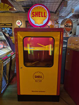 Shell Öldosenschrank Nostalgie 50er Jahre Benzin Tankstelle Ölschrank Rarität