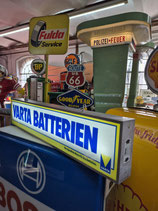 Varta Tresen-Lampe Leuchtreklame Deko Werbung Auto Oldtimer Halle Garage