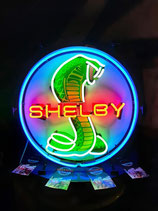 Ford Shelby US-Neon Licht Reklame Werbung Oldtimer Garage Leuchtschild